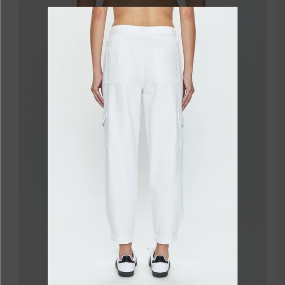Pistola | JOSEPHINE HIGH RISE TAPERED CARGO - WHITE size 31 - Picture 2 of 5